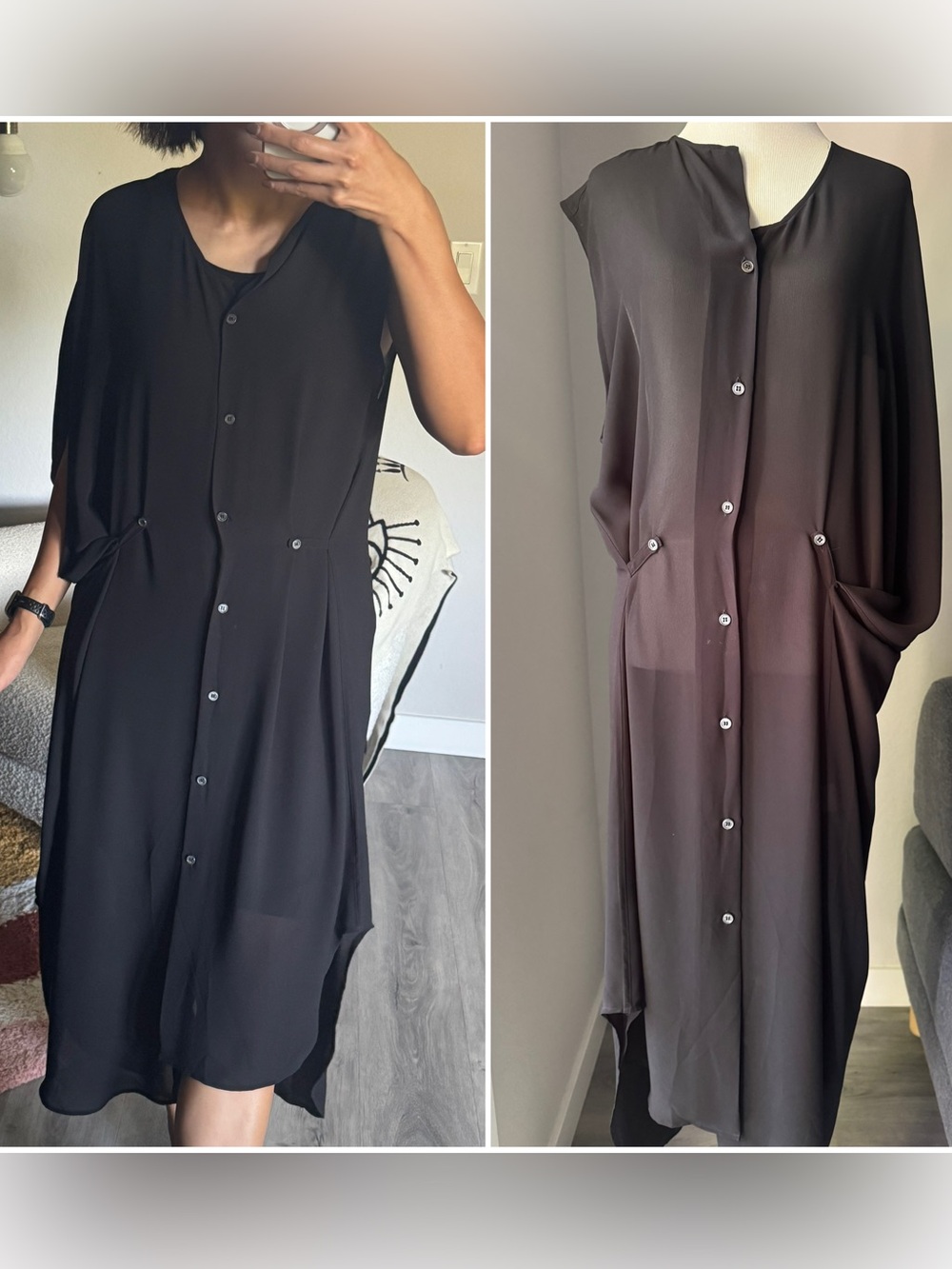 Oak NYC Asymmetrical Dress
